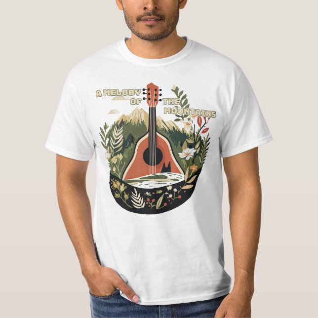 Camiseta Una melodía de las montañas (Anverso)