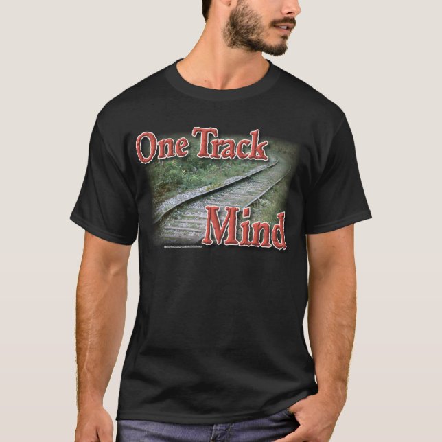 Camiseta Una mente de la pista (Anverso)