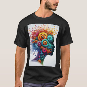 Camiseta Una Mente Genial Desata La Creatividad Y El Innov