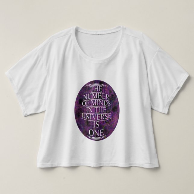 Camiseta Una Mente, Un Universo (Diseño del anverso)