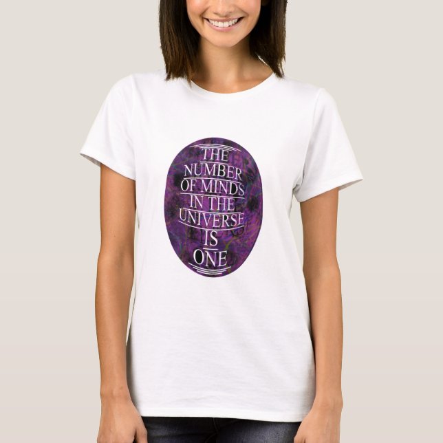 Camiseta Una Mente, Un Universo (Anverso)