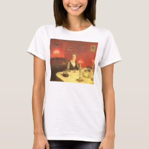 Camiseta Una mesa de comedor por la noche de John Singer Sa