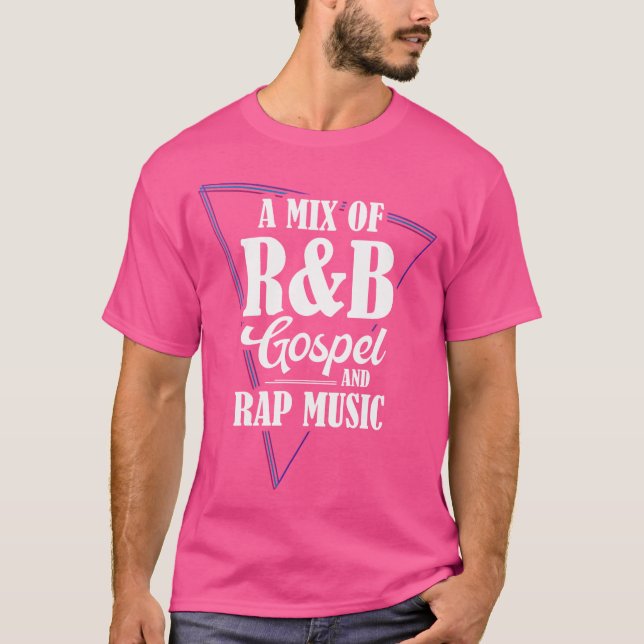 Camiseta Una Mezcla De Evangelio Rb Y Música Rap (Anverso)