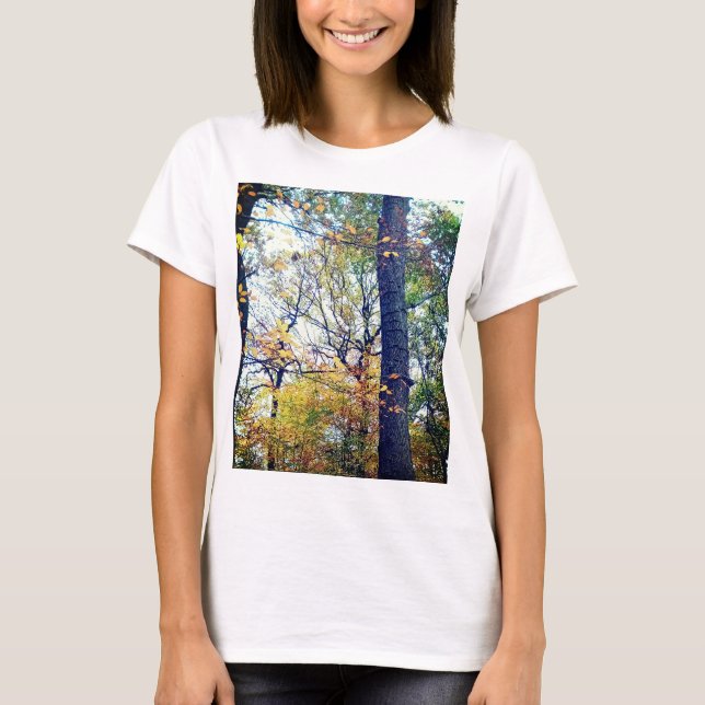 Camiseta Una mezcla de hojas (Anverso)