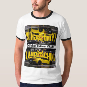 Camiseta UNA MEZCLA ENTRE Pikachu Y lamborghini huracan