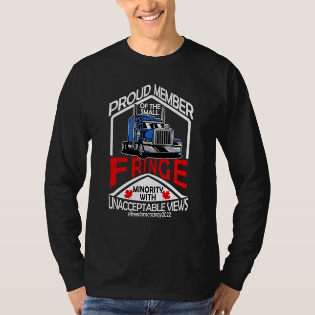 Camiseta Una Minoría Fringe Orgullosa Miembro Con Lo Inacep (Anverso)
