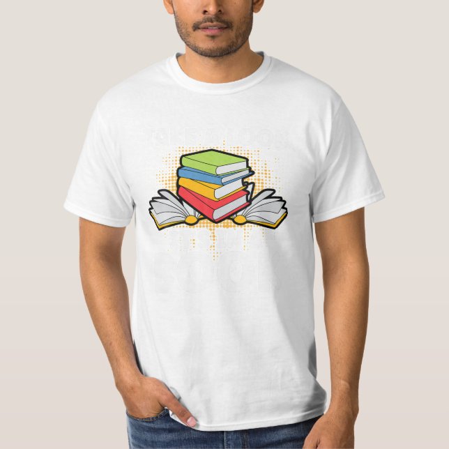 Camiseta Una mirada a la lectura de un libro (Anverso)