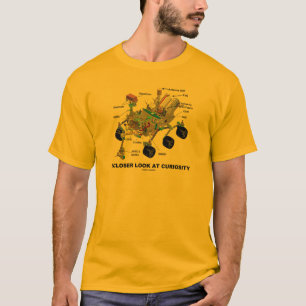 Camiseta Una mirada más cercana a la curiosidad (NASA Mart