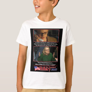 Camiseta Una mirada sarcástica a Hillary para presidente 20