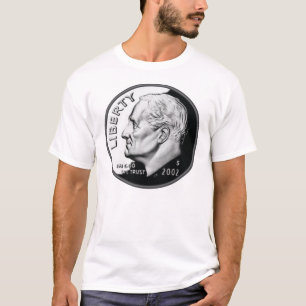 Camiseta Una moneda de diez centavos