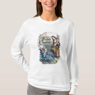 Camiseta Una mujer asentada en la hierba