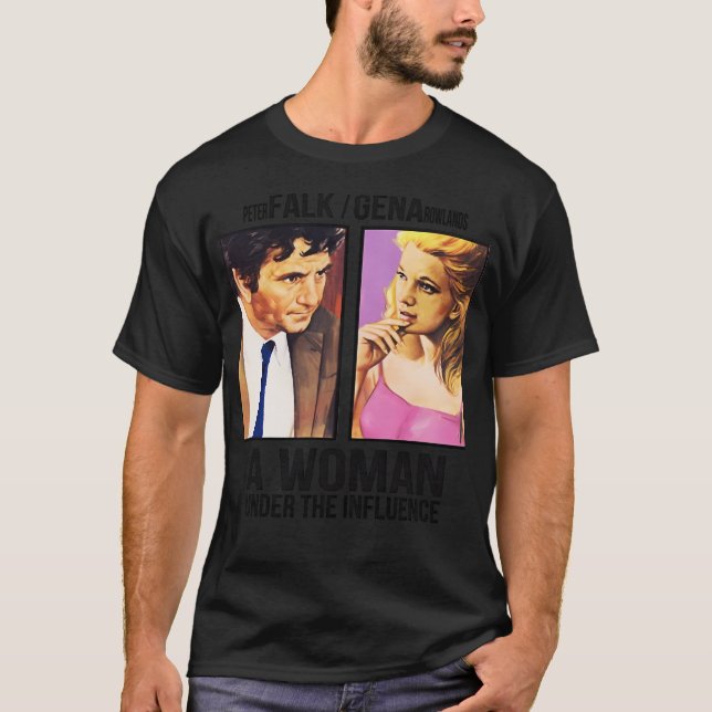 Camiseta Una Mujer Bajo La Influencia De John Cassavetes (Anverso)