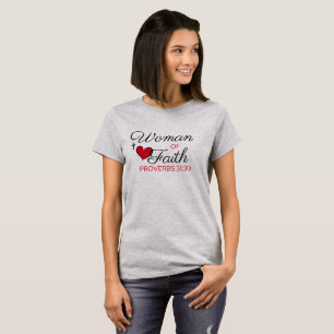 Camiseta Una mujer de fe