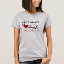 Camiseta Una mujer de fe