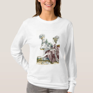 Camiseta Una mujer elegante que se lava los pies, platea 32