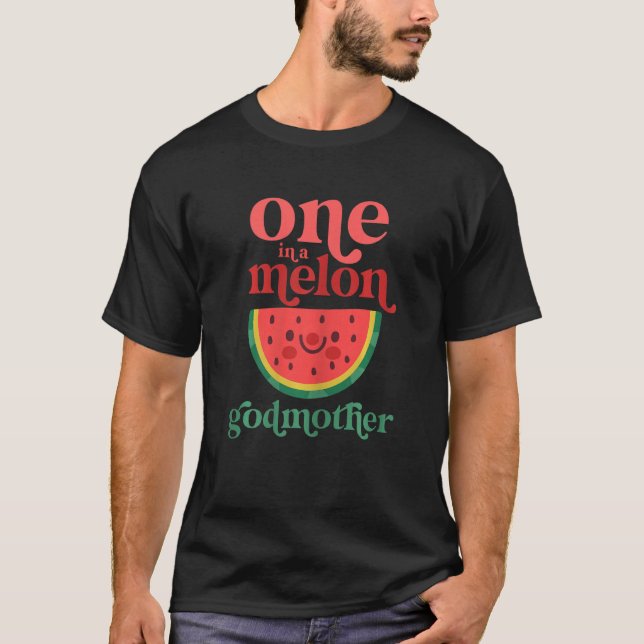 Camiseta Una mujer en un melón de agua dulce de melón de me (Anverso)