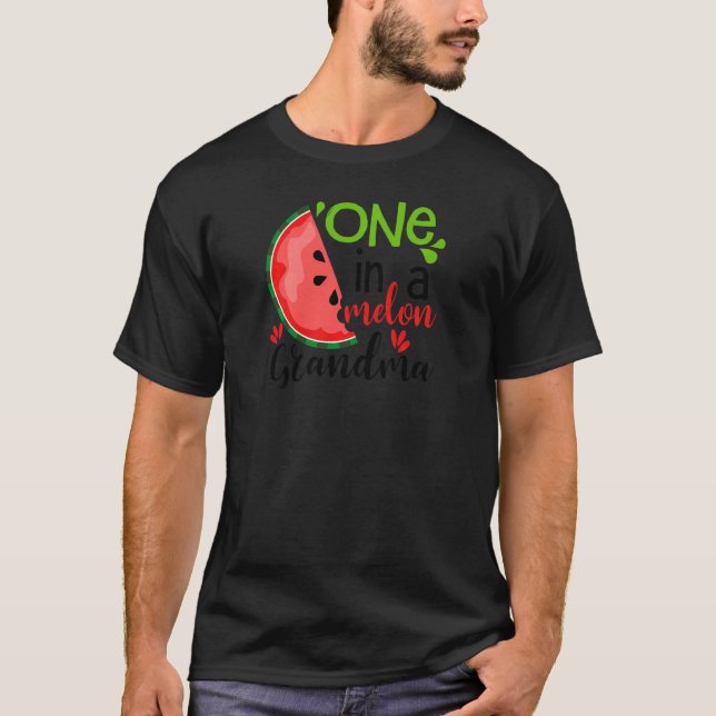 Camiseta Una Mujer En Una Abuela De Melón De Melón (Anverso)