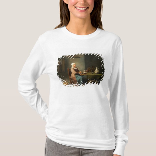 Camiseta Una mujer en una cocina (Anverso)