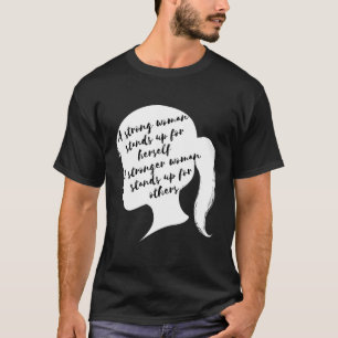 Camiseta Una mujer fuerte marcha por la justicia social reg