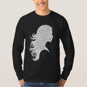 Camiseta Una mujer fuerte se defiende a sí misma - Empow fe