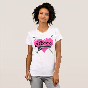 Camiseta Una mujer guerrera feroz
