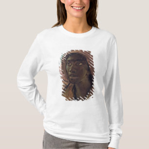Camiseta Una mujer joven del negro