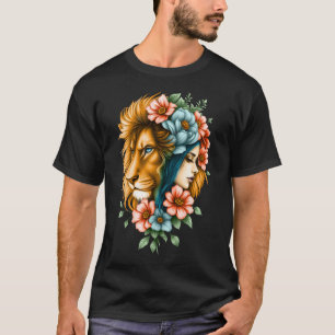 Camiseta Una mujer maravillosa cuyo pelo largo y fluido