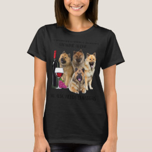 Camiseta Una mujer no puede sobrevivir solo con vino Eurasi