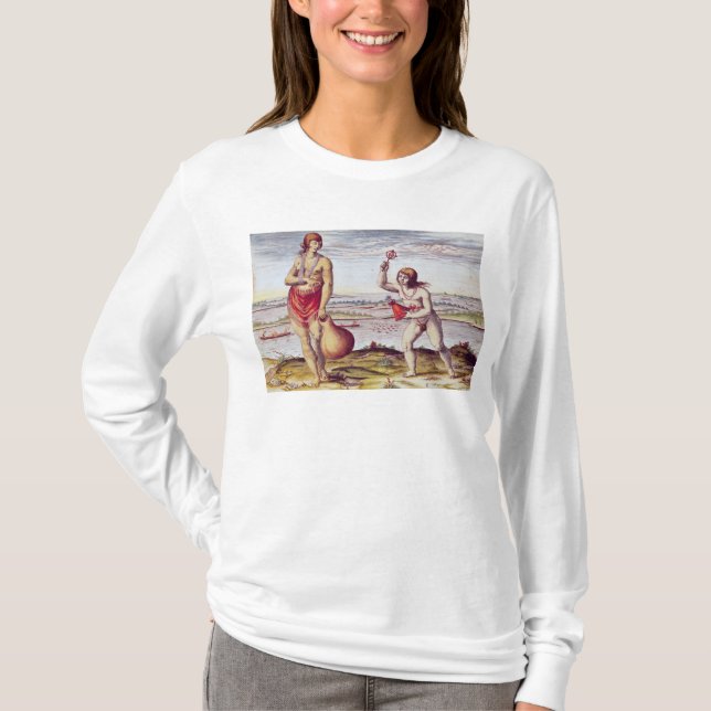 Camiseta Una mujer noble de Pomeiooc (Anverso)