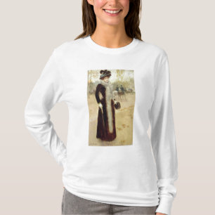 Camiseta Una mujer parisiense en el Bois de Boulogne,