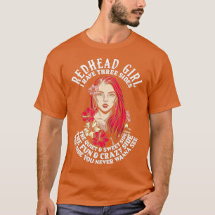 Camiseta Una mujer pelirroja que da una idea de sandmore