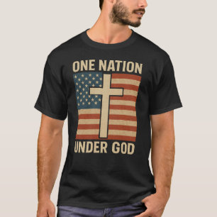 Camiseta Una nación bajo Dios