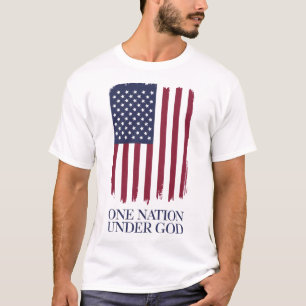 Camiseta Una nación bajo Dios