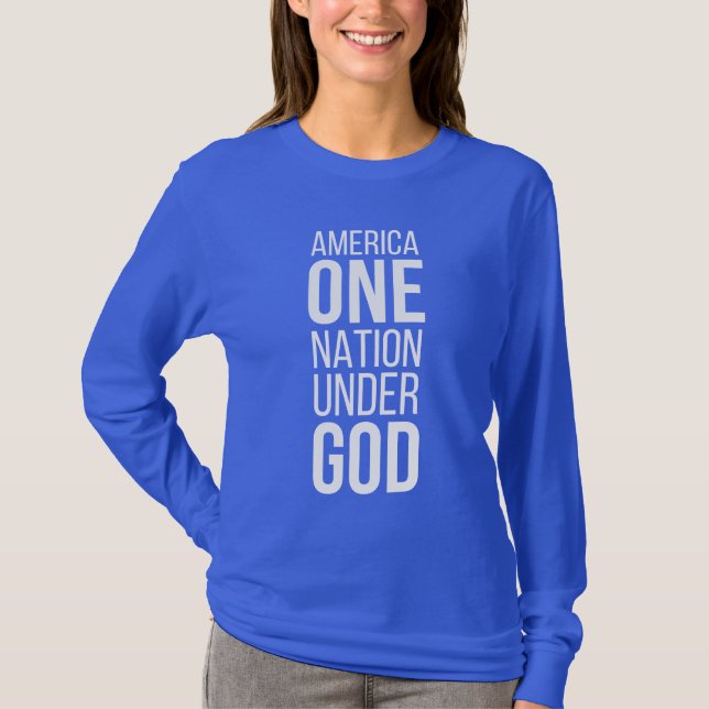 Camiseta Una Nación Bajo Dios (Anverso)