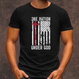 Camiseta Una nación bajo Dios