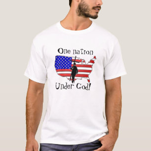 Camiseta una nación bajo Dios