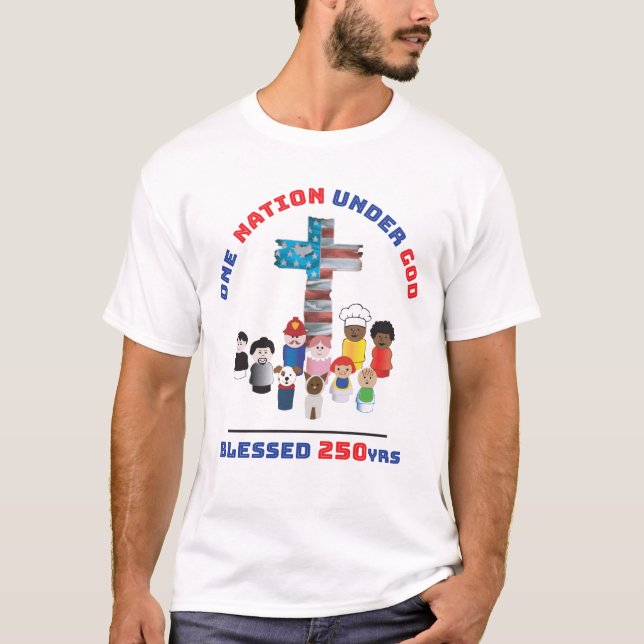 Camiseta Una Nación Bajo DIOS (Anverso)