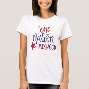 Camiseta Una nación bajo Dios