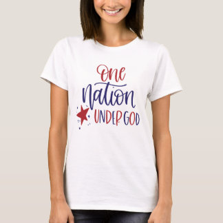 Camiseta Una nación bajo Dios