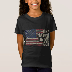 Camiseta UNA NACIÓN BAJO DIOS - Christian USA Vintage Ameri