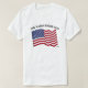 Camiseta Una nación bajo Dios con bandera de los Estados Un (Diseño del anverso)