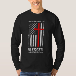 Camiseta Una nación bajo Dios Patriota Veterano