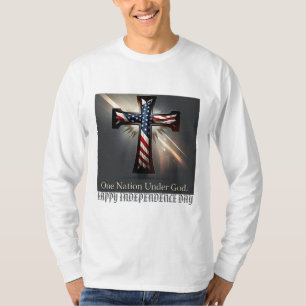 Camiseta Una nación bajo Dios: Personalizado Patriótico de 