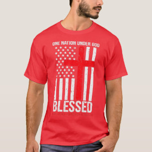 Camiseta Una nación bajo la bendición de Dios del Patriotis