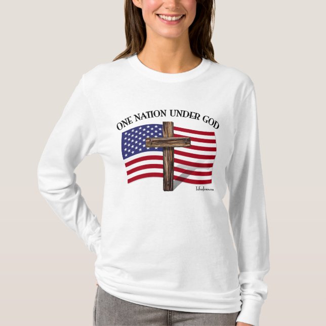 Camiseta Una nación debajo de dios (Anverso)