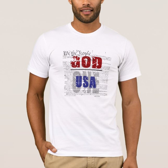 Camiseta Una nación debajo de dios (Anverso)