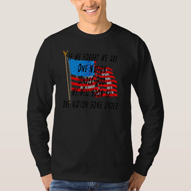 Camiseta Una nación debajo de dios (Anverso)
