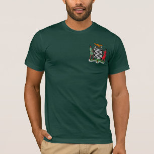Camiseta "Una nación, una Zambia" Escudo de armas Hoodie
