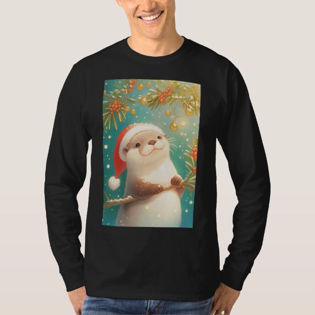 Camiseta Una Navidad muy de nutria (Anverso)