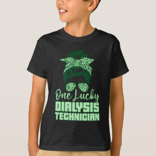Camiseta Una Nefrología Tecnológica de Diálisis Afortunada